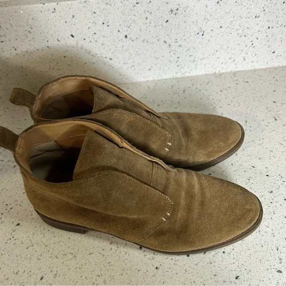 Franco Sarto Llena Brown Suede Ankle Boot Bootie​​​ - Picture 4 of 10